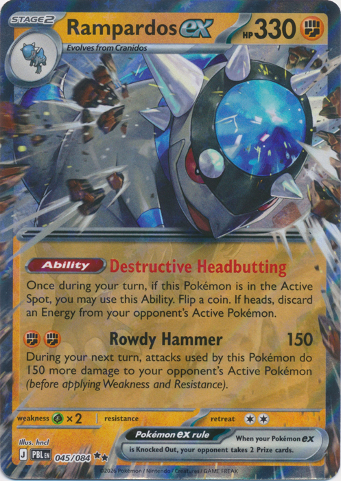 PBL 045/084 Rampardos ex