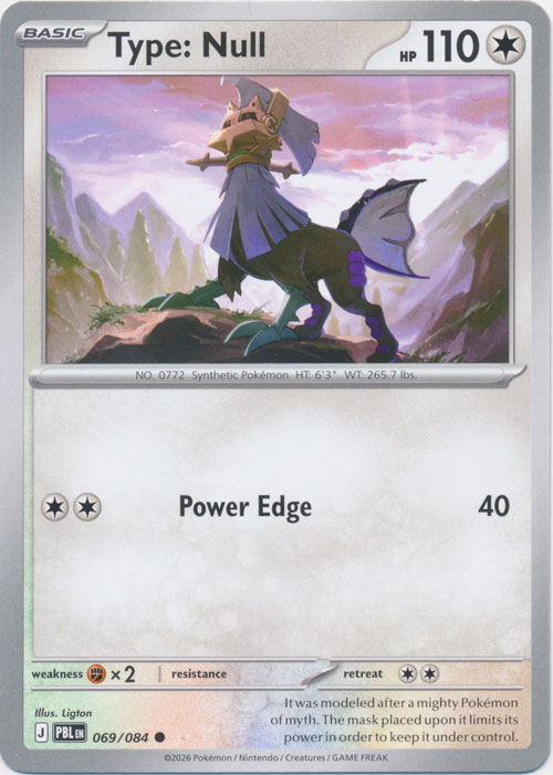 PBL 069/084 Type: Null