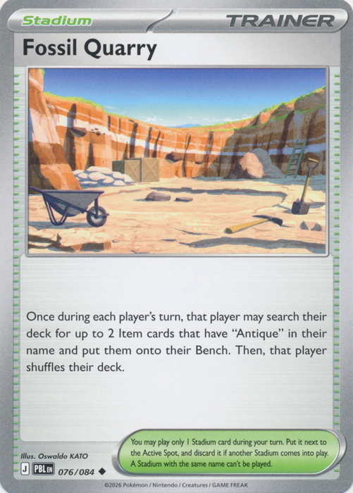 PBL 076/084 Fossil Quarry