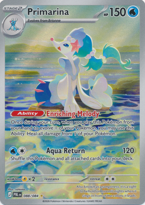 PBL 088/084 Primarina