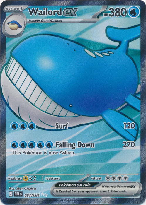 PBL 097/084 Wailord ex