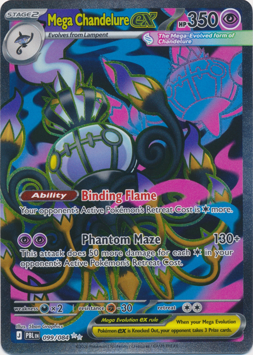 PBL 099/084 Mega Chandelure ex