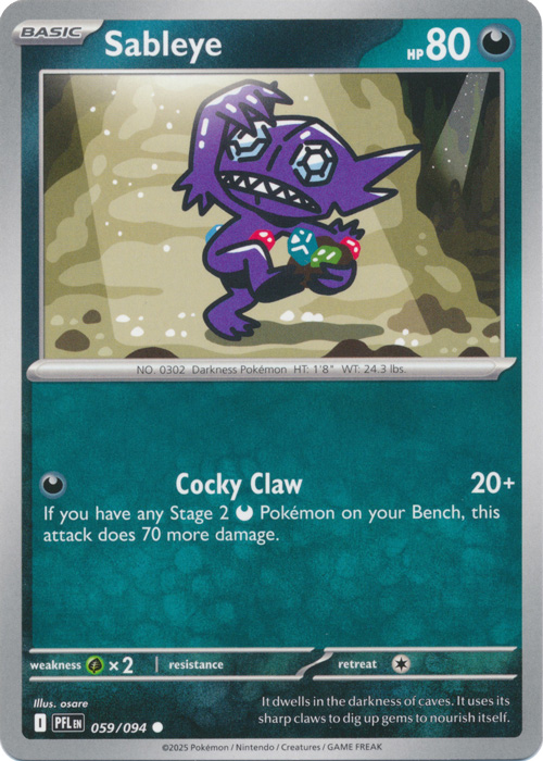 PFL 059/094 Sableye