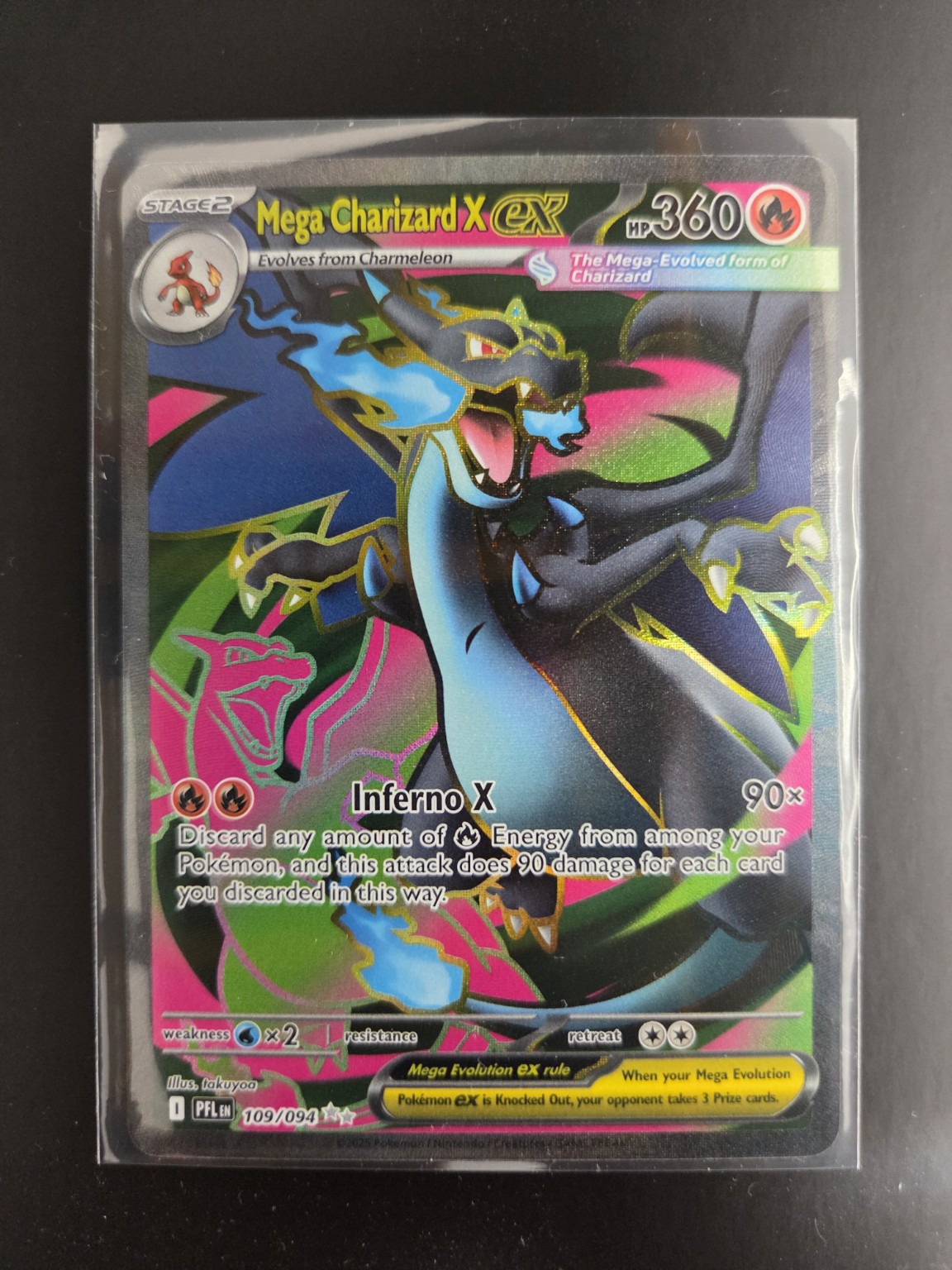 PFL 109/094 Mega Charizard X ex