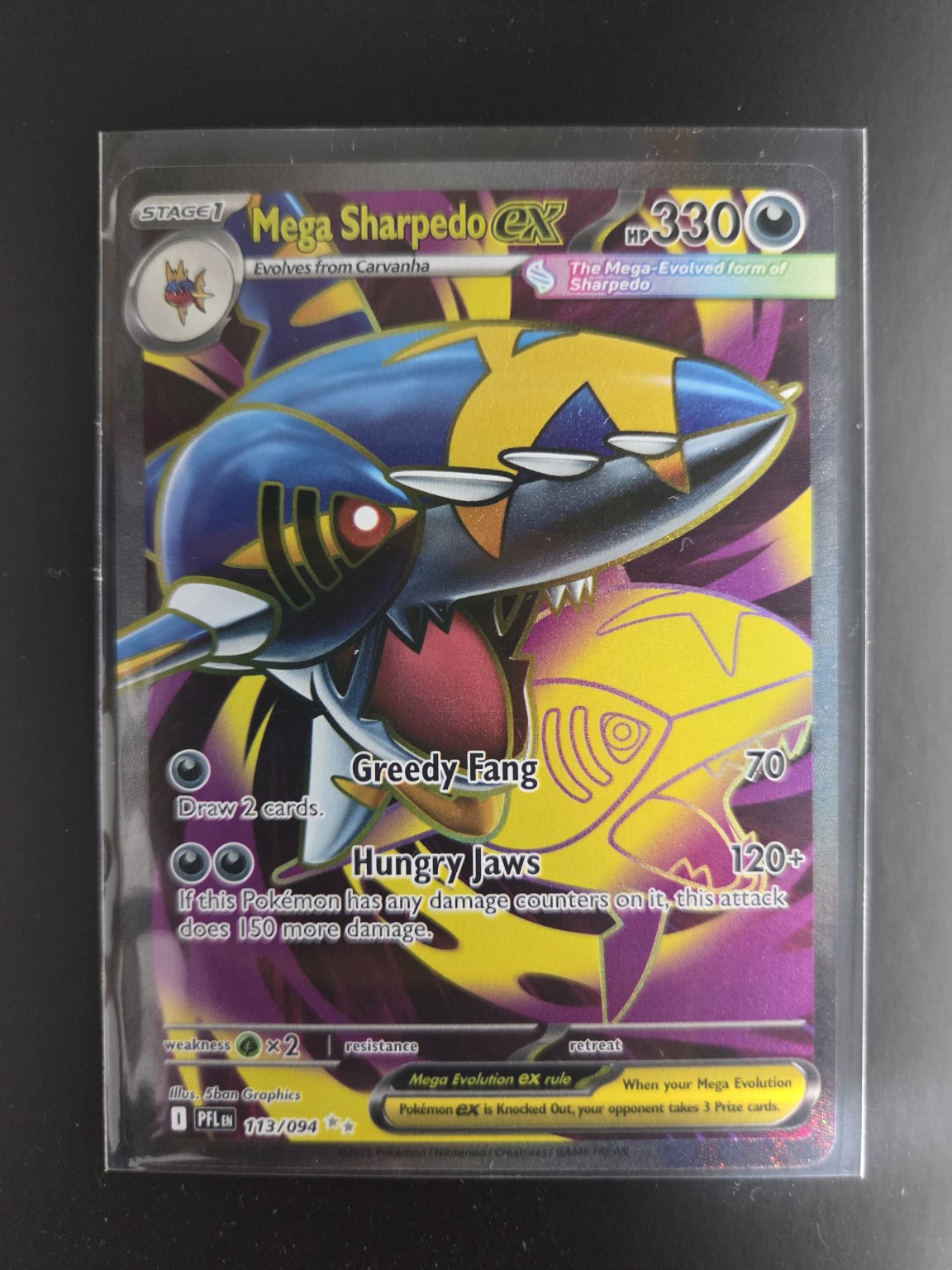 PFL 113/094 Mega Sharpedo ex