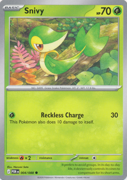 POR 004/088 Snivy