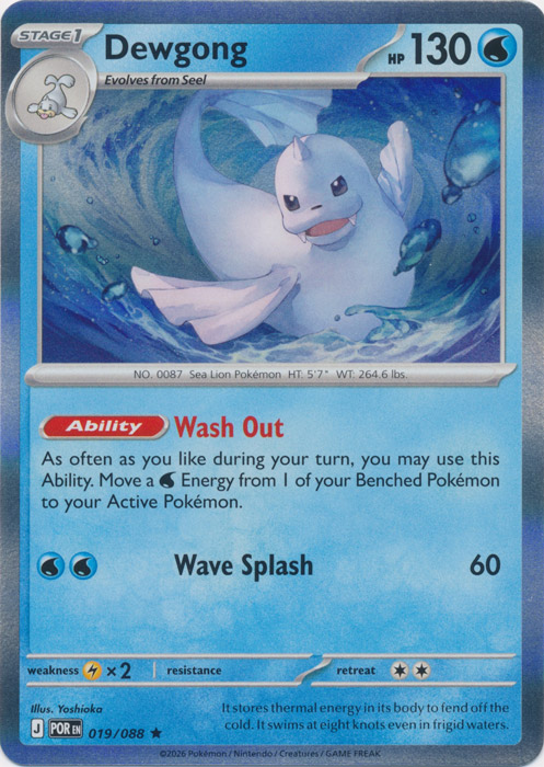 POR 019/088 Dewgong