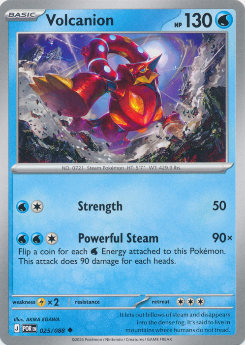 POR 025/088 Volcanion