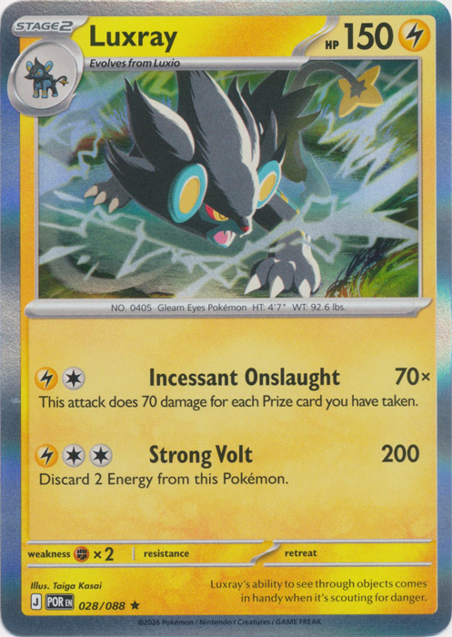 POR 028/088 Luxray