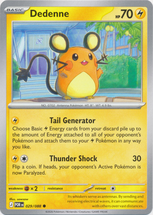 POR 029/088 Dedenne