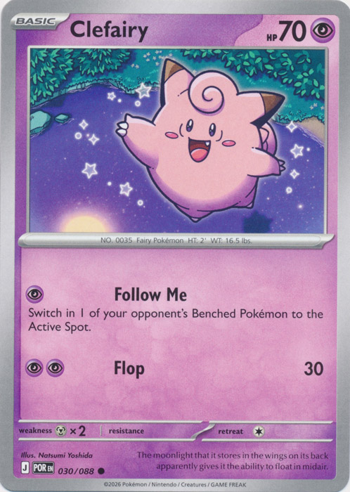 POR 030/088 Clefairy
