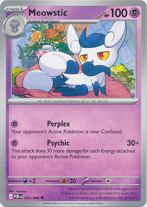 POR 034/088 Meowstic