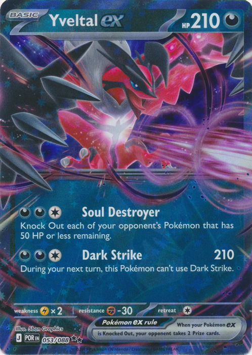 POR 053/088 Yveltal ex