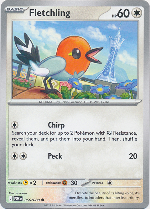 POR 066/088 Fletchling