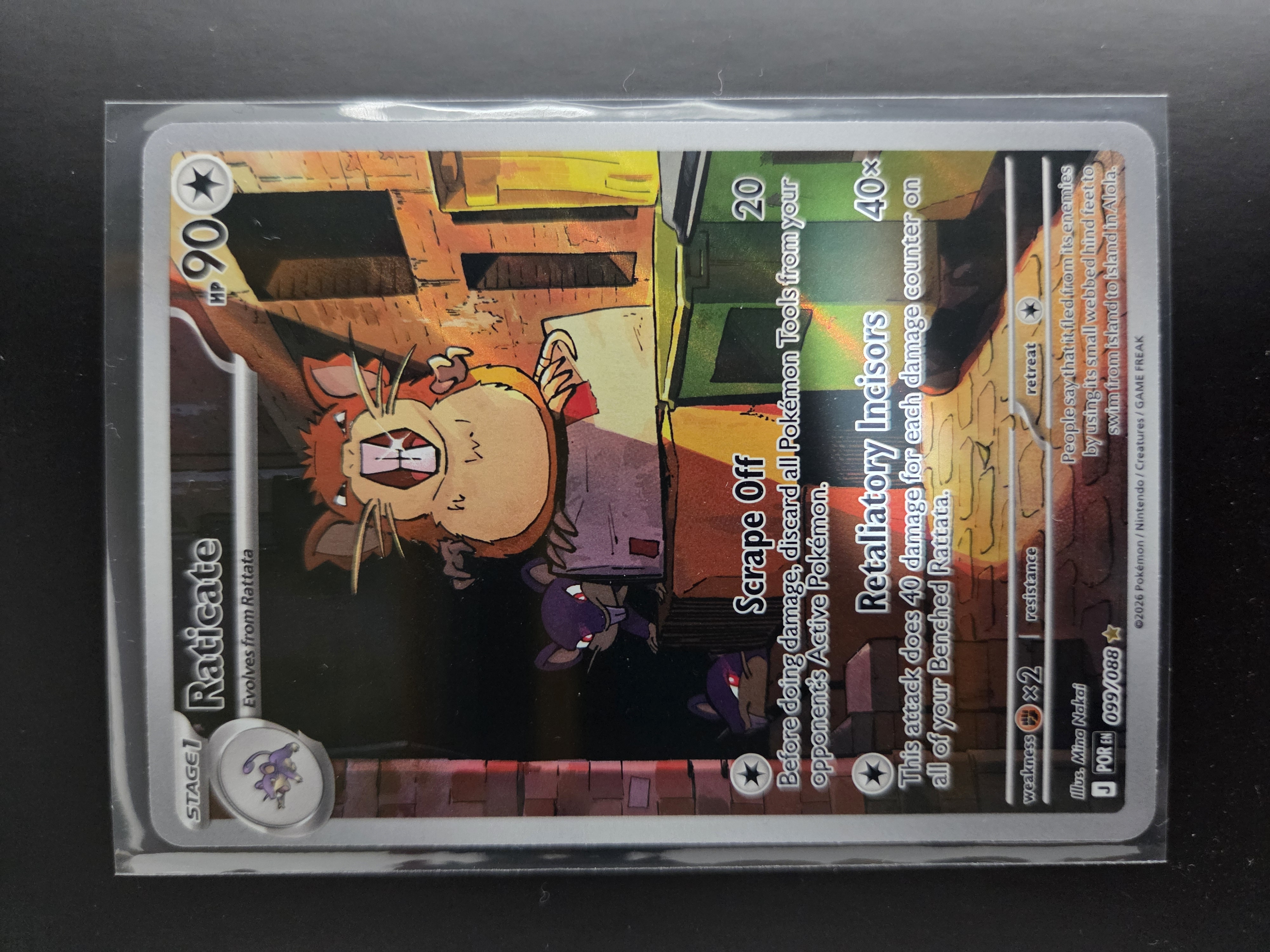 POR 099/088 Raticate