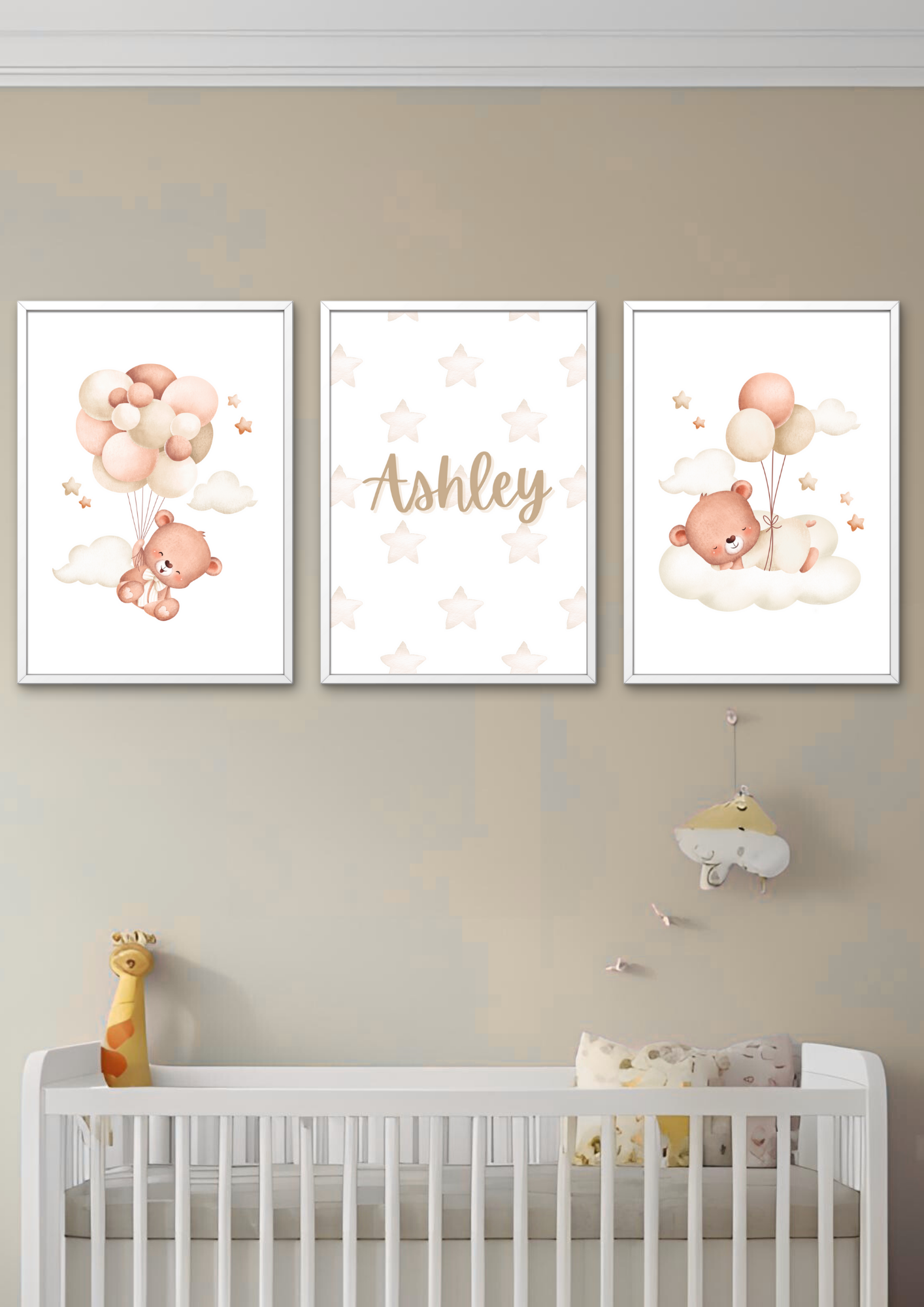 Trio Teddy Prints