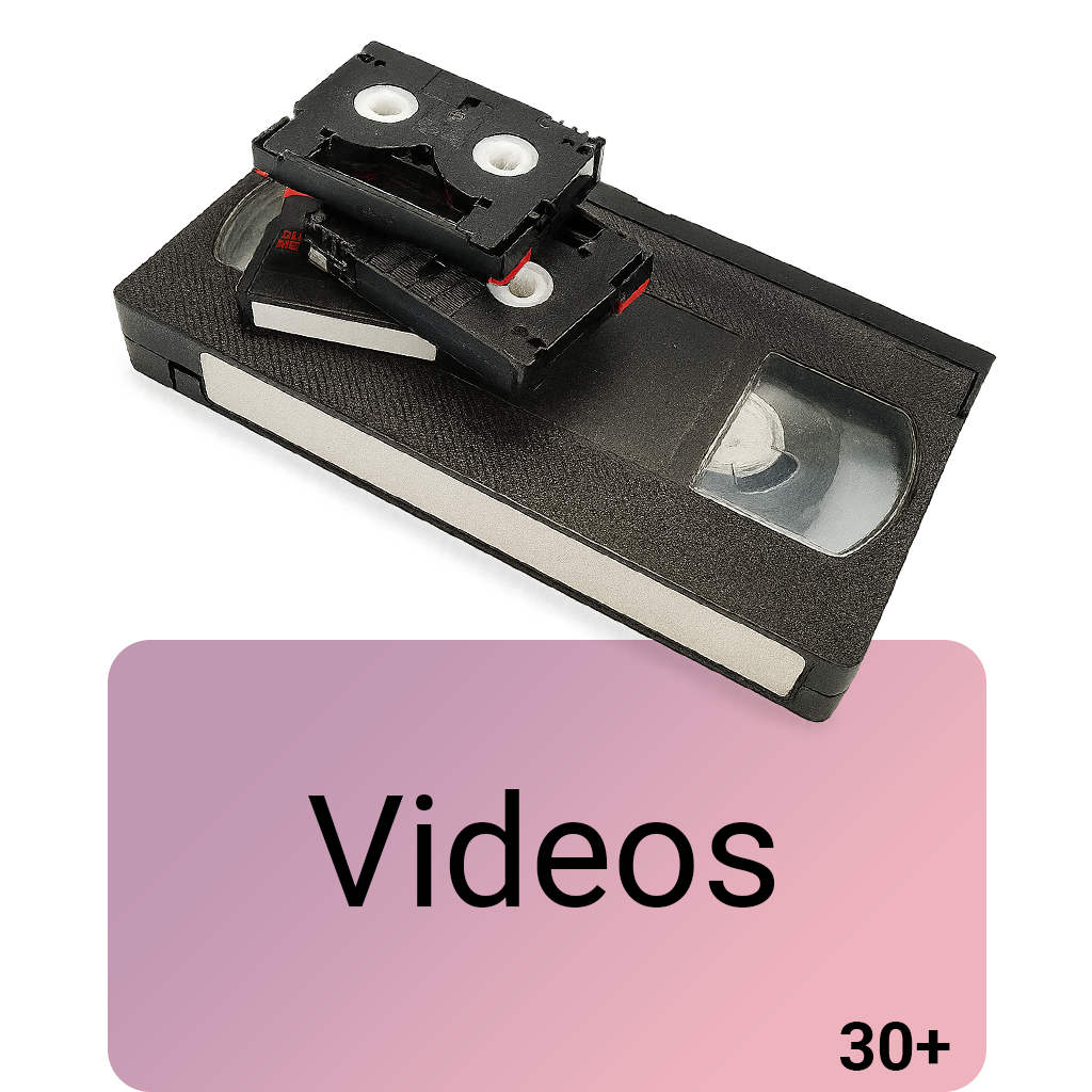 Video Tape Transfer 30+
