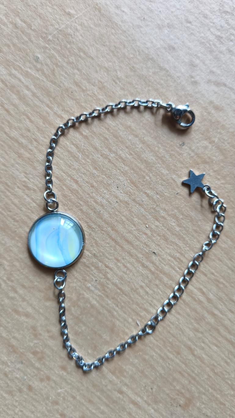 Bracelet argenté Apparition