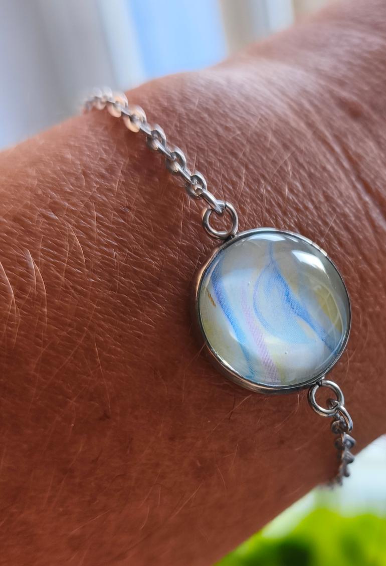 Bracelet argenté Apparition