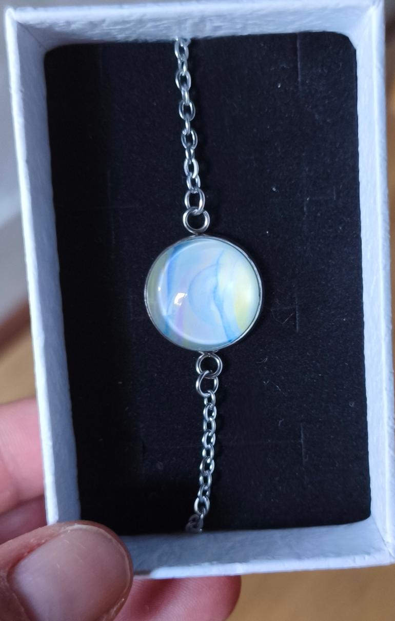 Bracelet argenté Apparition