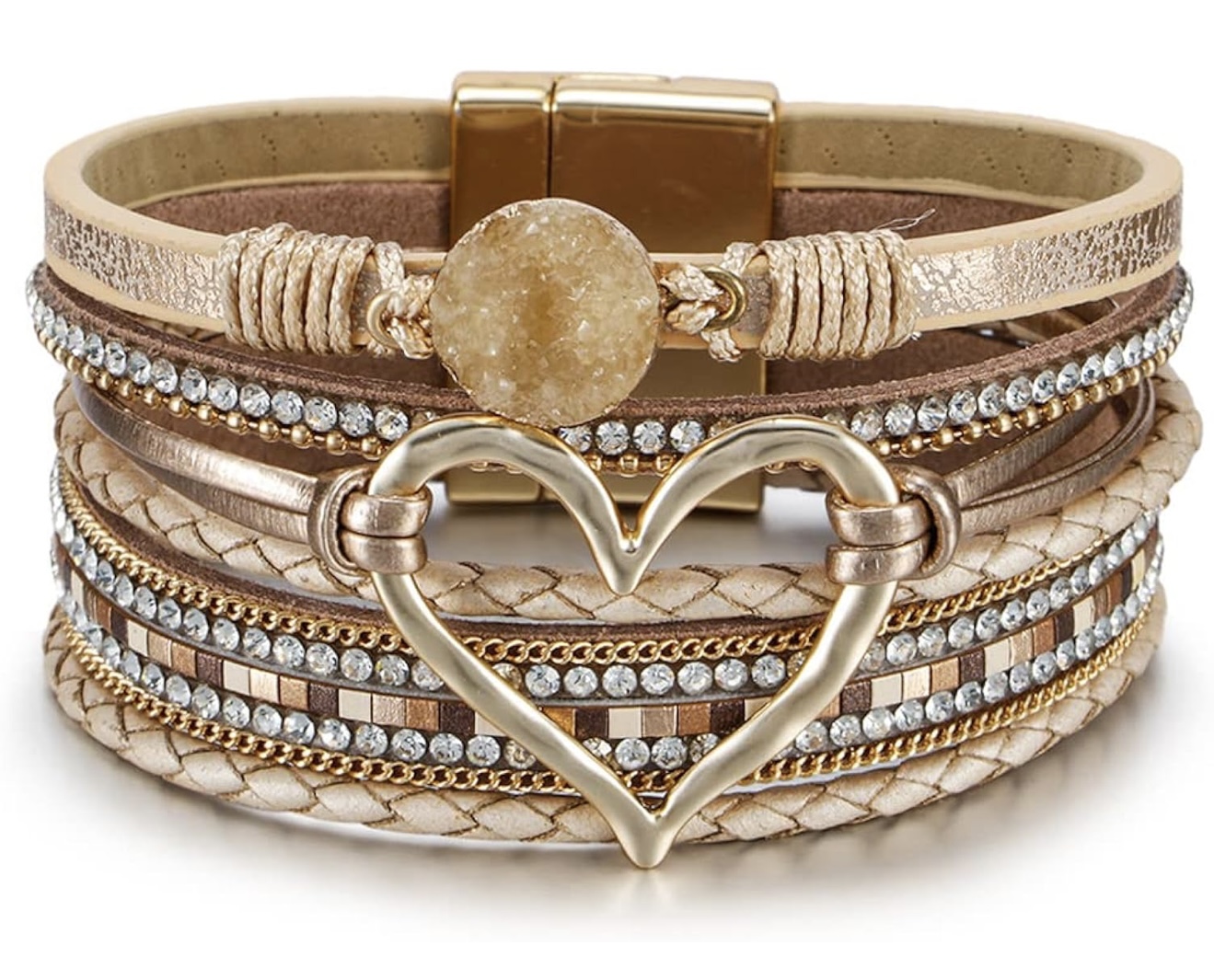 Golden bangle bracelet