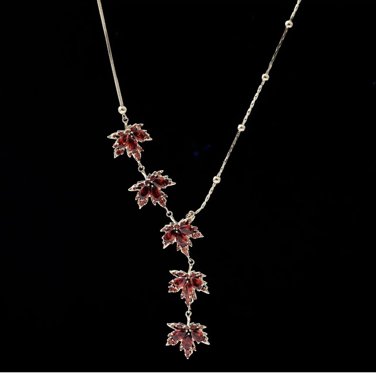 Women’s Fall leaves necklace