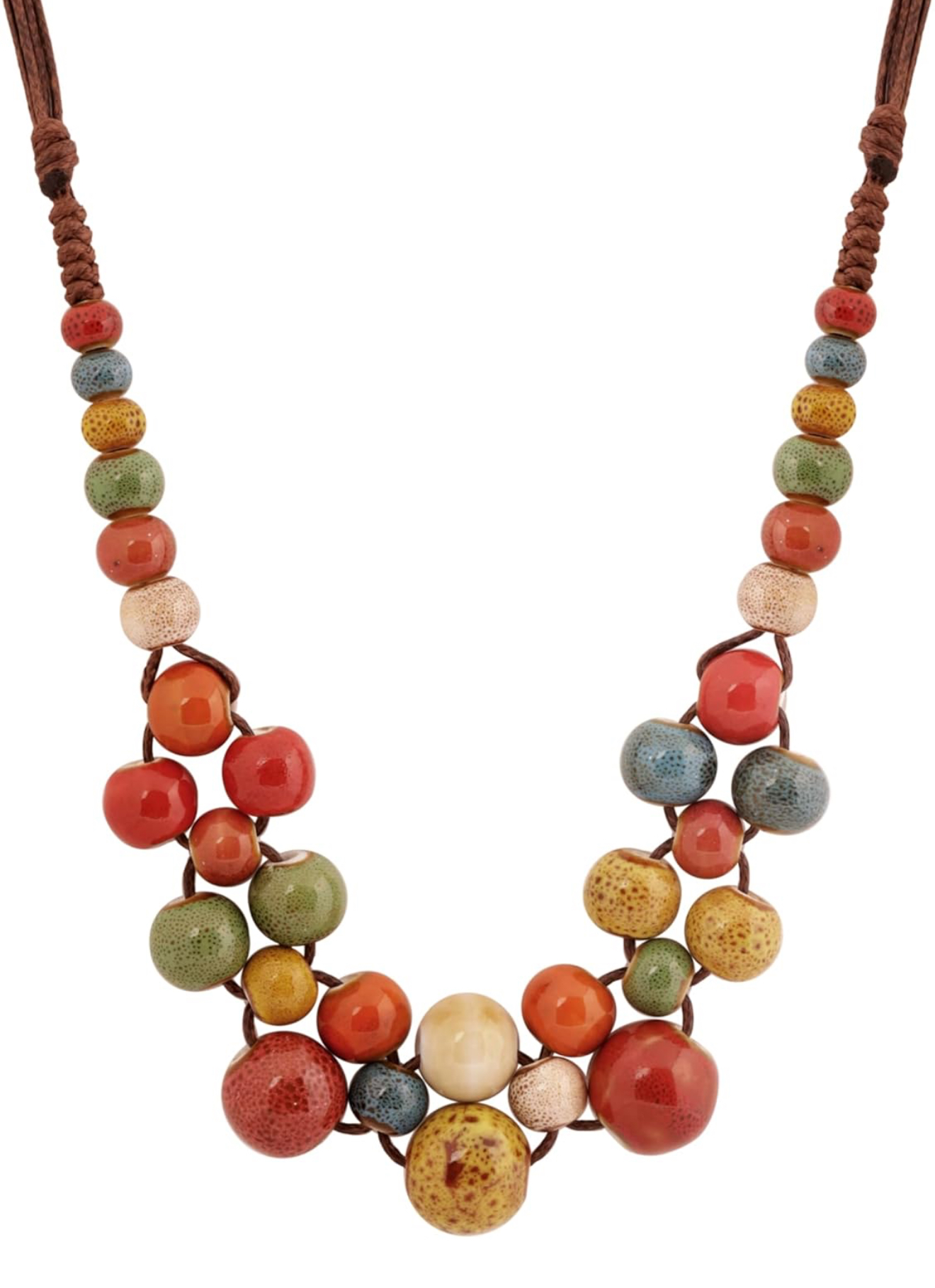 Fall colors necklace