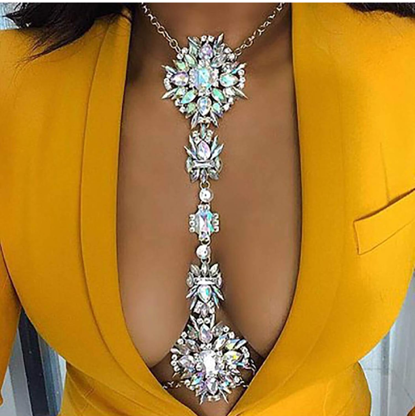 Crystal body chain
