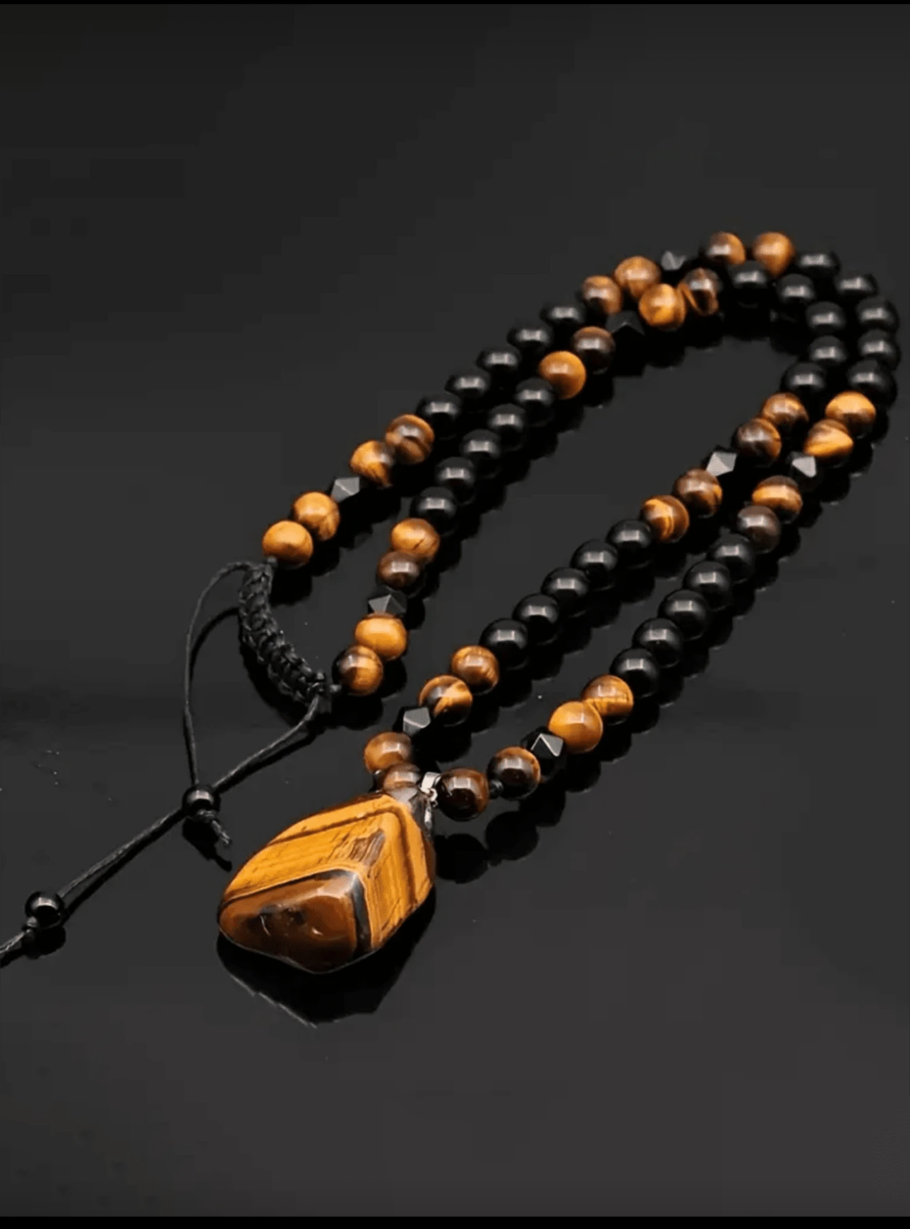 Men’s stone necklace