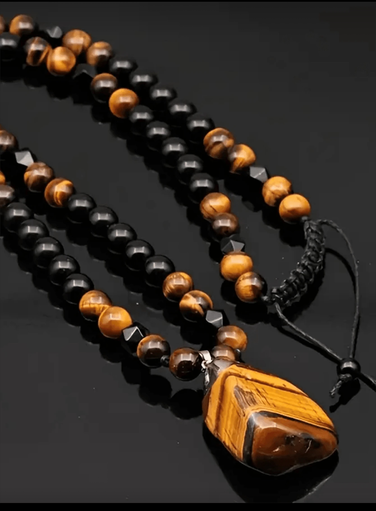 Men’s stone necklace