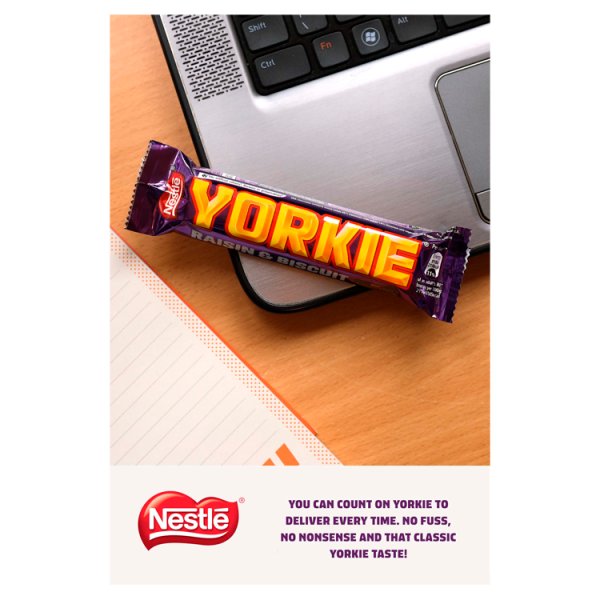 Yorkie Raisin & Biscuit Chocolate Bar 44g