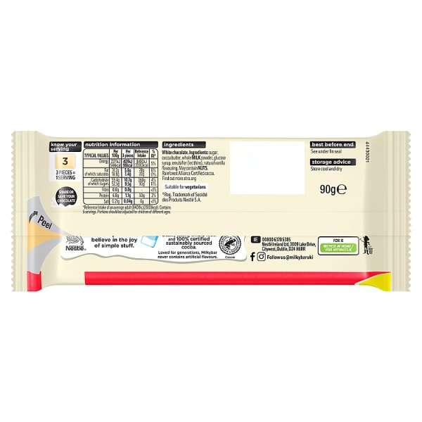 Milkybar® White Chocolate Bar 90g