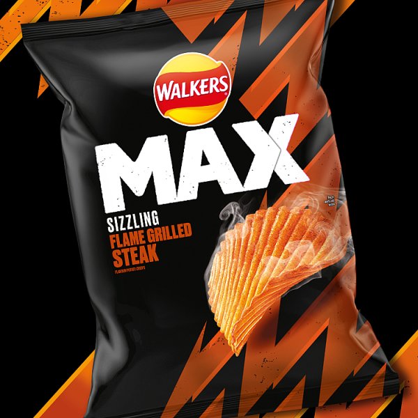 Walkers MAX Flame Grilled Steak Sharing Crisps 70g