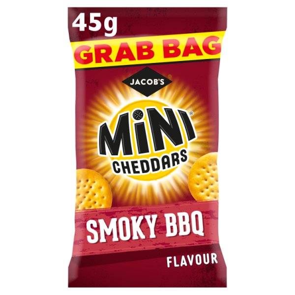 Jacob's Mini Cheddars Smoky BBQ 45g