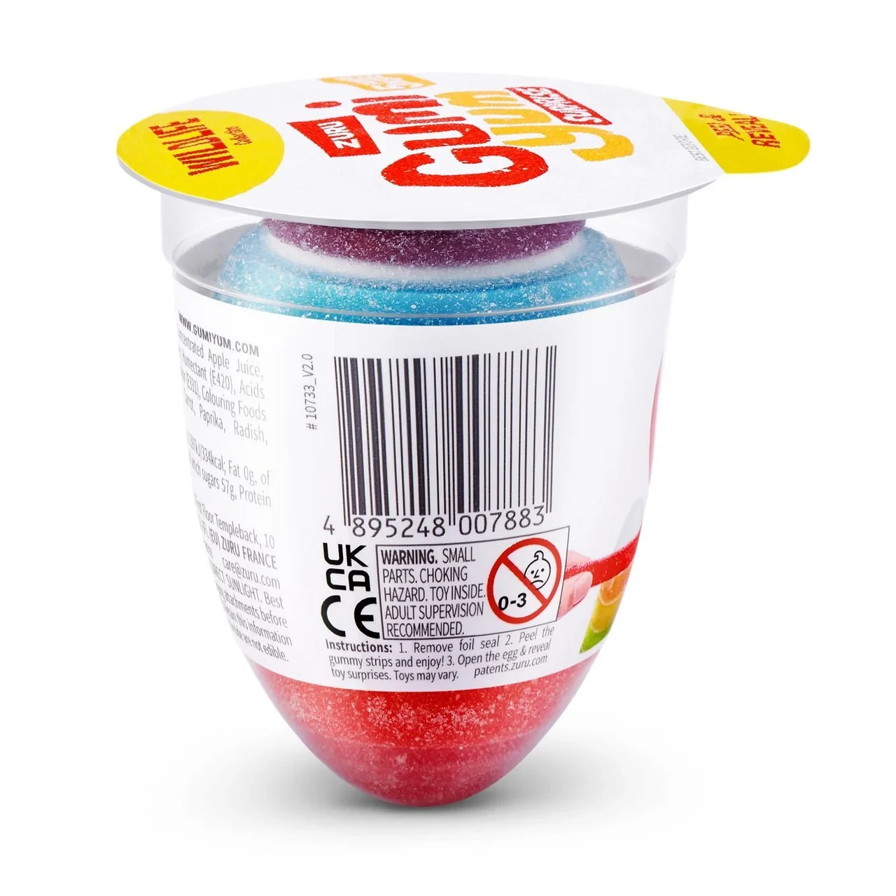 Gumi Yum Surprise Egg Wildlife White 22g