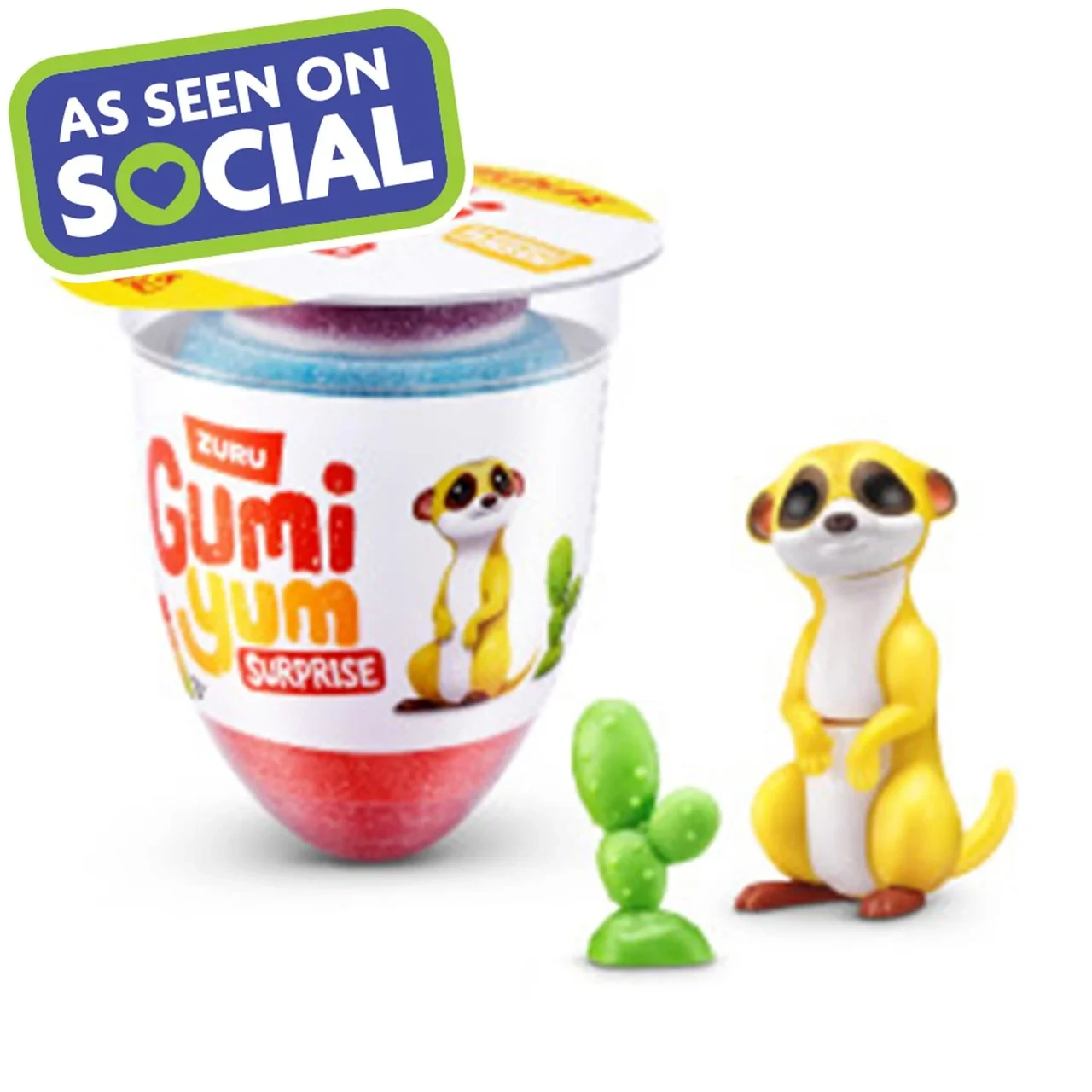 Gumi Yum Surprise Egg Wildlife White 22g