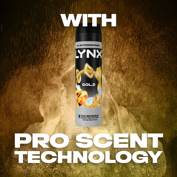 Lynx Anti-Perspirant Aerosol Gold 200ml