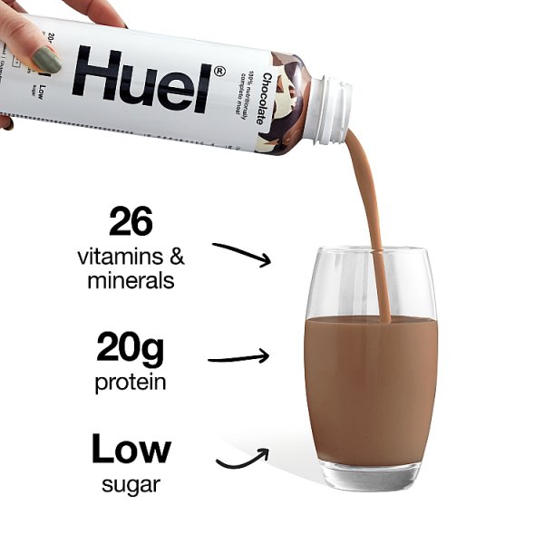 Huel Chocolate Flavour Ready-To-Drink Complete Meal 500ml