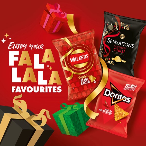 Walkers Cheese & Onion Sharing Crisps 150g