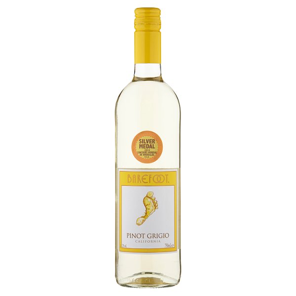 Barefoot Pinot Grigio White Wine 750ml