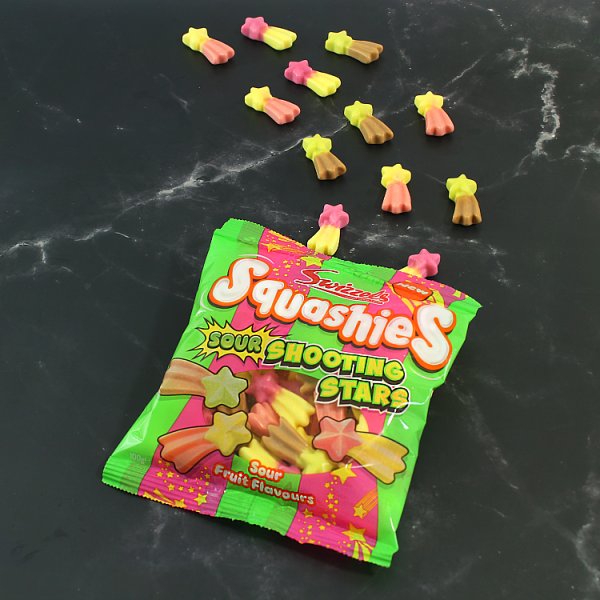 Swizzels Squashies Sour Shooting Stars 100g