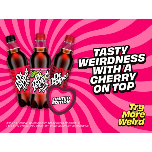 Dr Pepper Zero Cherry Crush 500ml