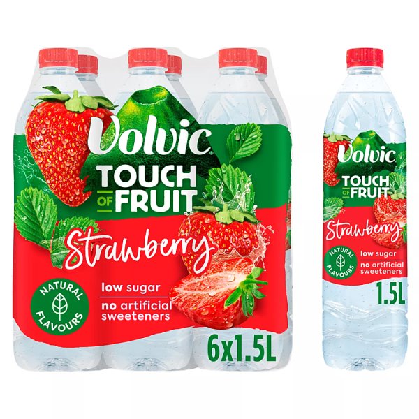 Volvic Touch of Fruit Strawberry Flavoured Water 1.5L
