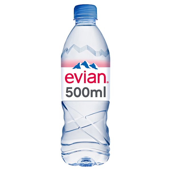 evian Still Natural Mineral Water 500ml