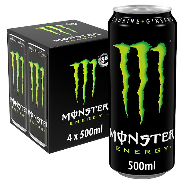 Monster Energy Drink 4 x 500ml