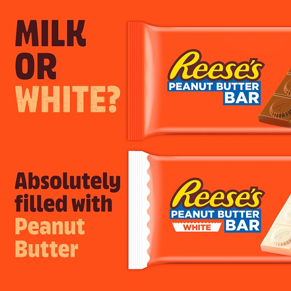 Reese's White Chocolate Flavour Peanut Butter Bar 90g