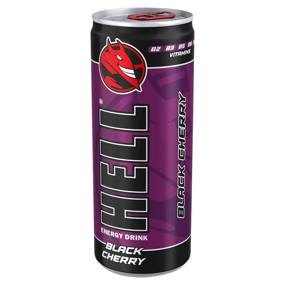 HELL Energy Drink Black Cherry Flavour 500ml