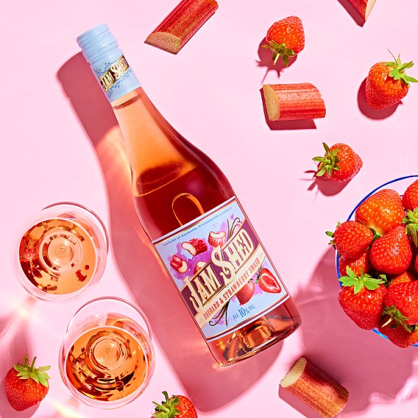 Jam Shed Rhubarb & Strawberry Smash Rosé 75cl