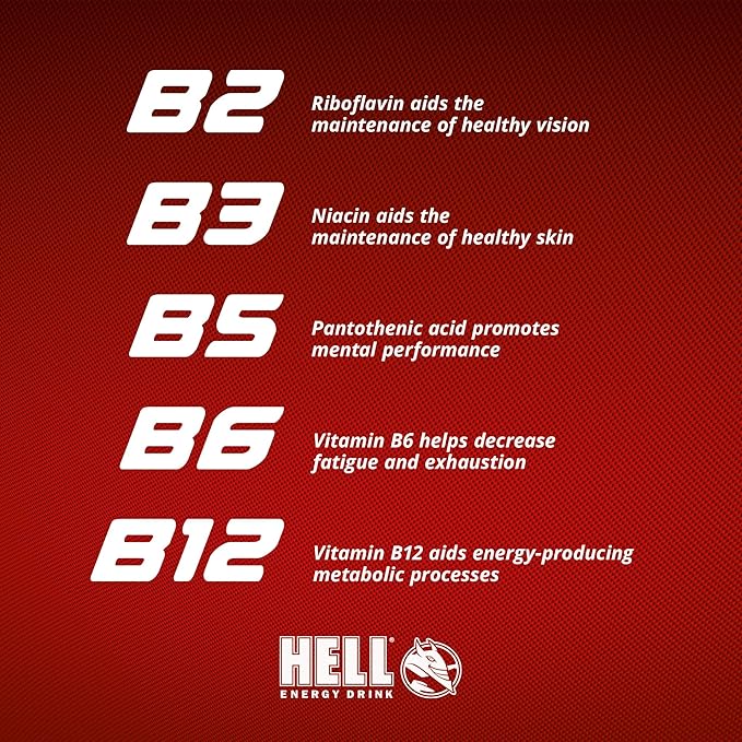 HELL Energy Drink Black Cherry Flavour 500ml