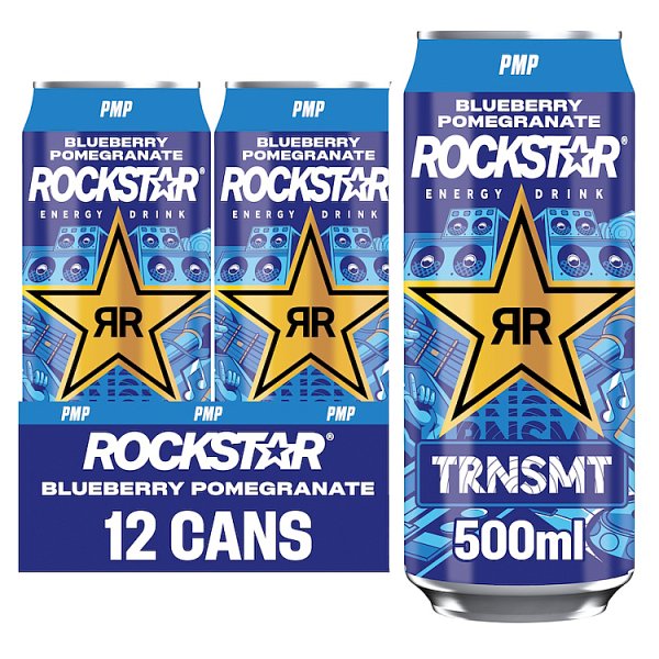 Rockstar Energy Drink Xdurance Blueberry Pomegranate 500ml